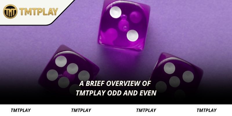 A brief overview of TMTPLAY odd and even