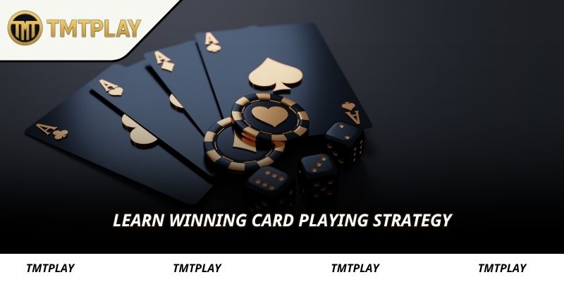 Learn winning card playing strategy