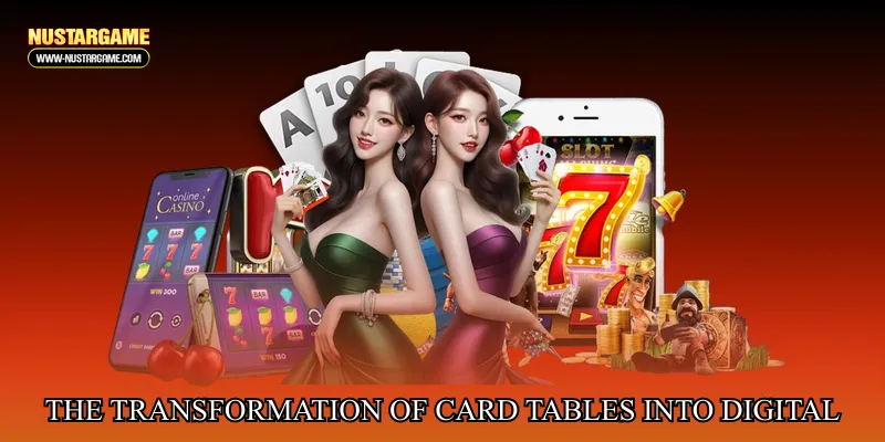The transformation of card tables into digital environments