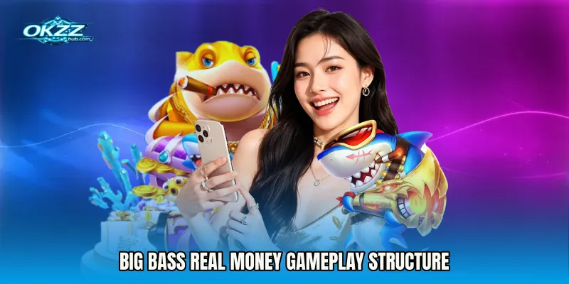 Big Bass real money gameplay structure